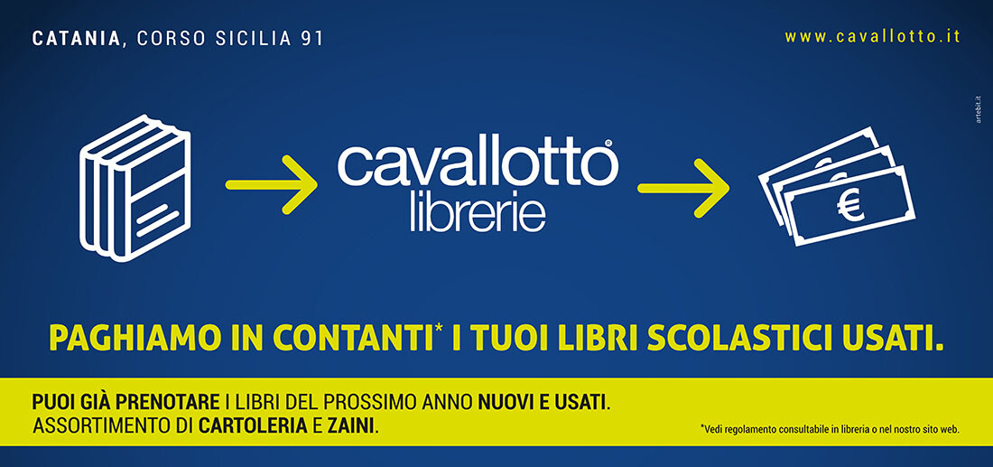 Cavallotto - Campagna Libri usati 2018 - 6x3 - Artebit